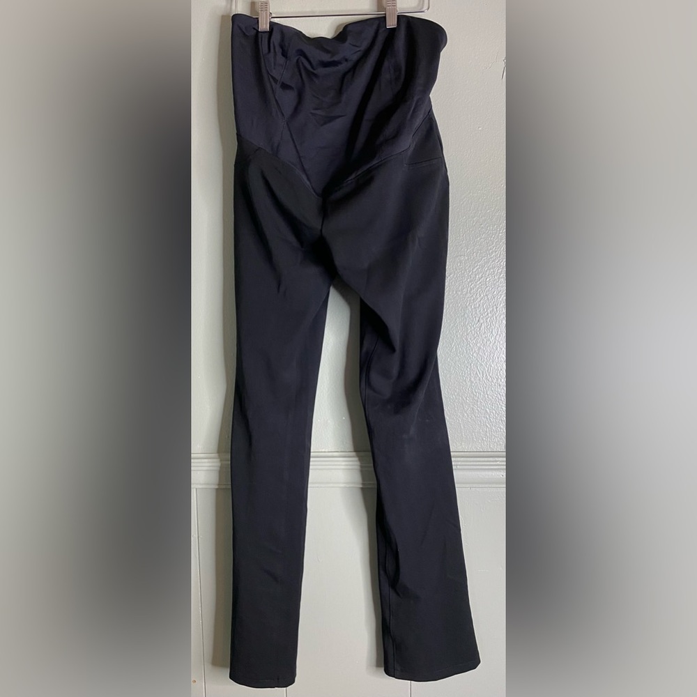 Isabel Maternity Black Pull On Bootcut Pants womens Size 6